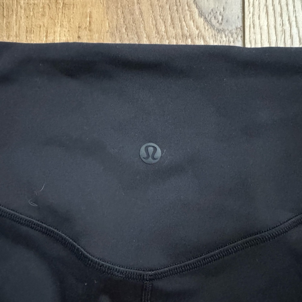 Lululemon Glow Up 25" Black High-Rise Leggings - Size 6